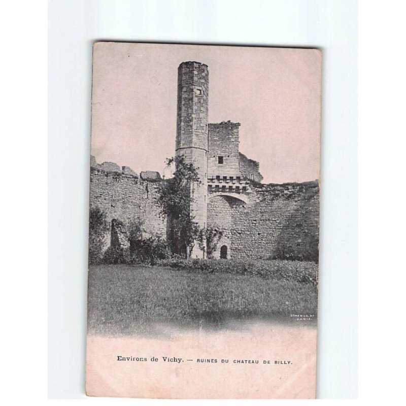 Ruines du Château de BILLY - état Ruines du Château de BILLY - état