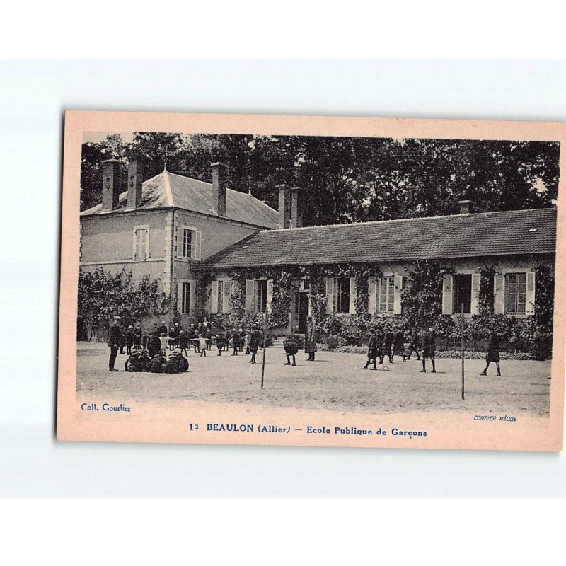 BEAULON : Ecole Publique de Garçons - très bon état BEAULON : Ecole Publique de Garçons - très bon état