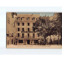 BARCELONNETTE : Place Manuel, Hôtel des Alpes - très bon état