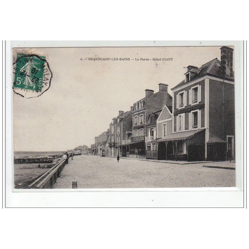 GRANDCAMP LES BAINS - Le Perré - Hôtel Fiant - très bon état