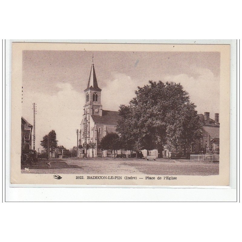 BADECON LE PIN - Place de l'Eglise - très bon état BADECON LE PIN - Place de l'Eglise - très bon état