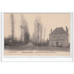 SAVIGNY SUR BRAYE - Hôtel de la Gare et Route de Saint Calais - très bon état