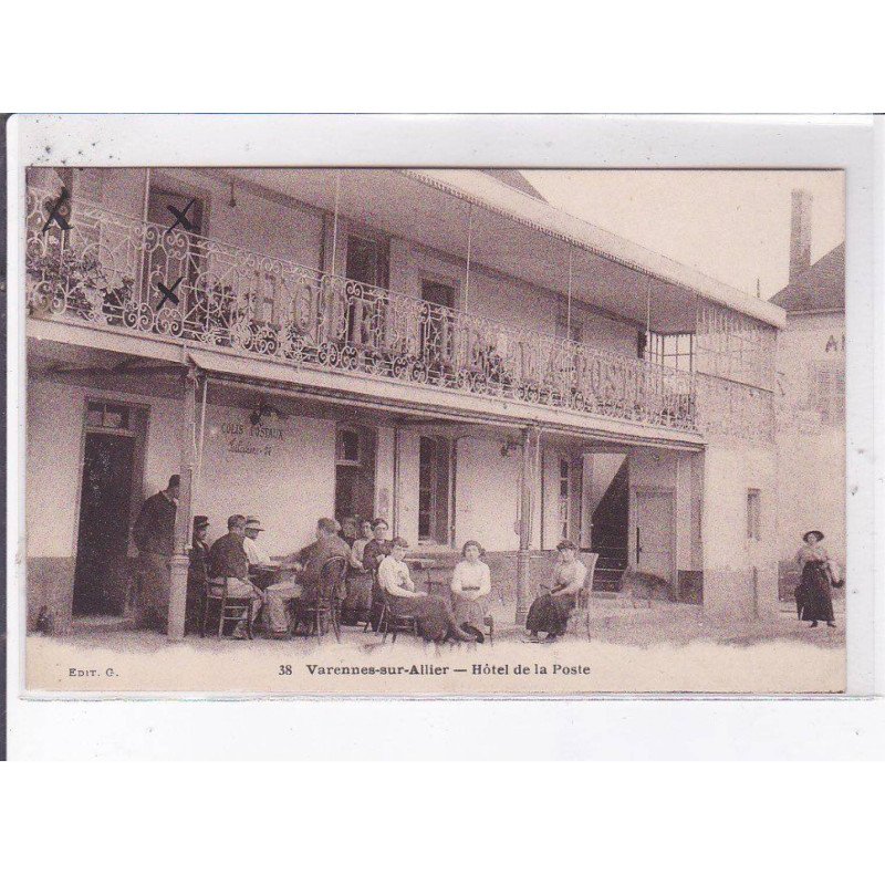 VARENNES-sur-ALLIER: hôtel de la poste - très bon état