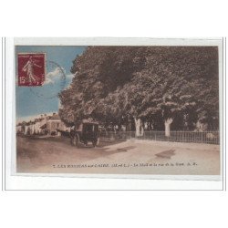 LES ROSIERS SUR LOIRE - Le Mail et la Rue de la Gare - très bon état