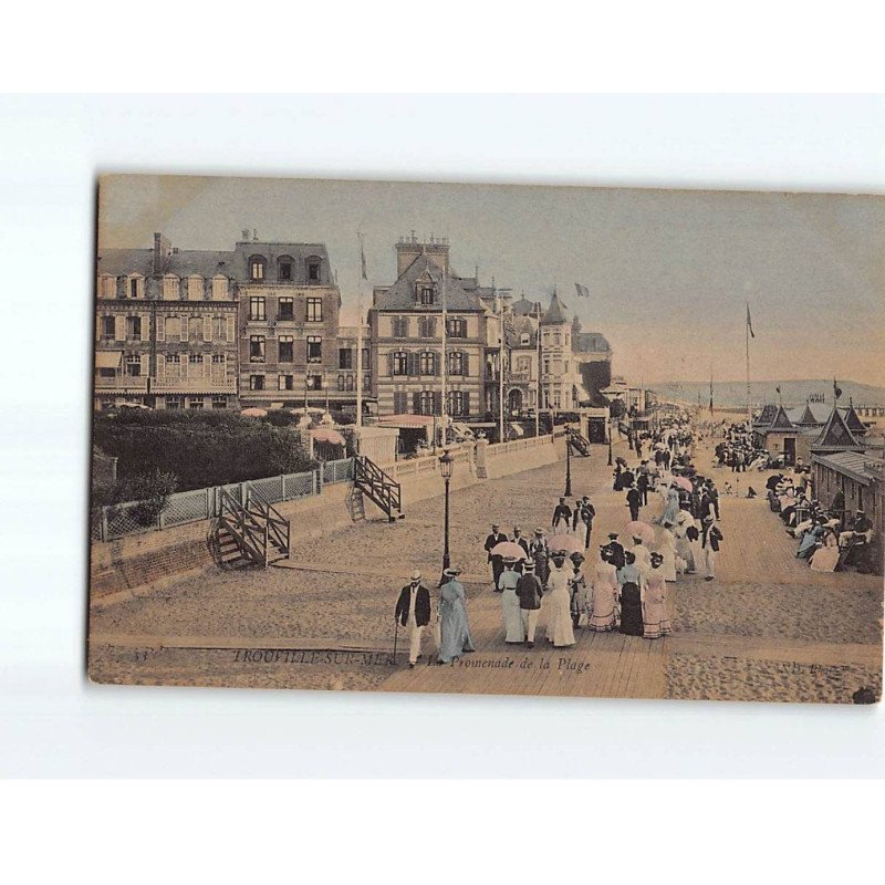 TROUVILLE SUR MER : La Promenade de la Plage - très bon état TROUVILLE SUR MER : La Promenade de la Plage - très bon état