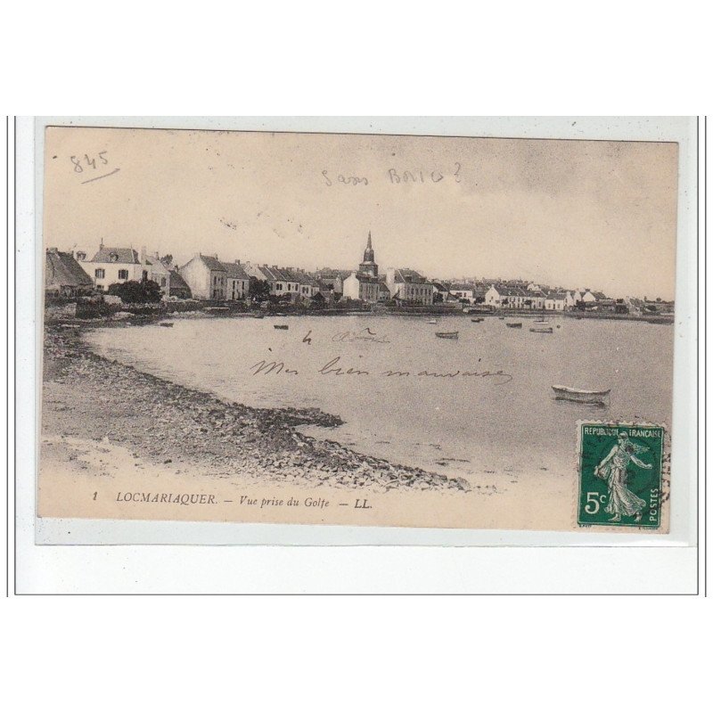 LOCMARIAQUER - Vue prise du Golfe - très bon état