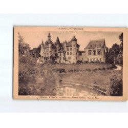 AYRENS : Château de Clavière-Ayrens, vue du Parc - état