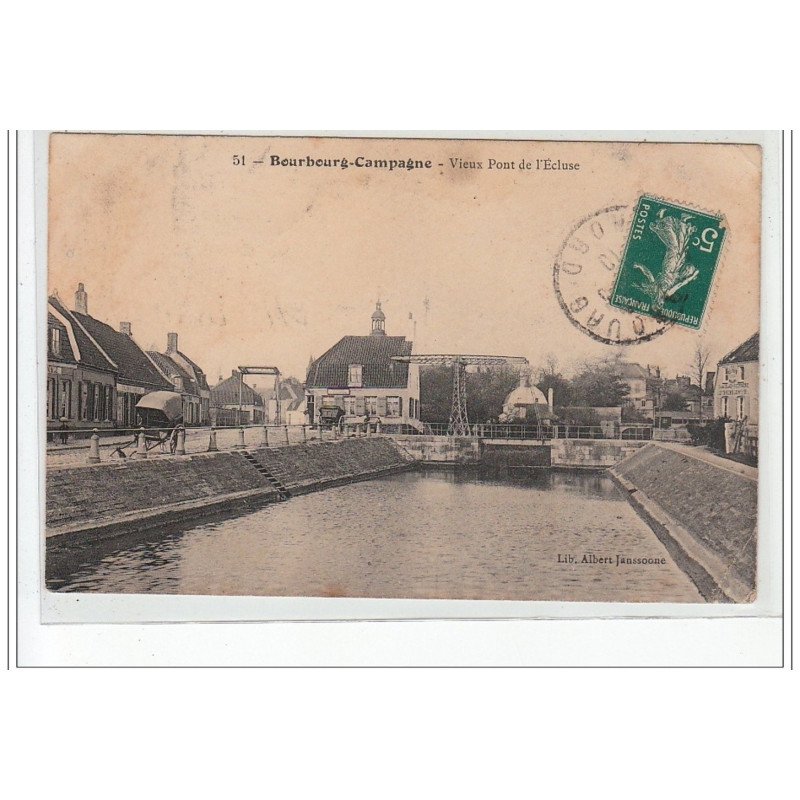 BOURBOURG-CAMPAGNE - Vieux Pont de l'Ecluse - très bon état