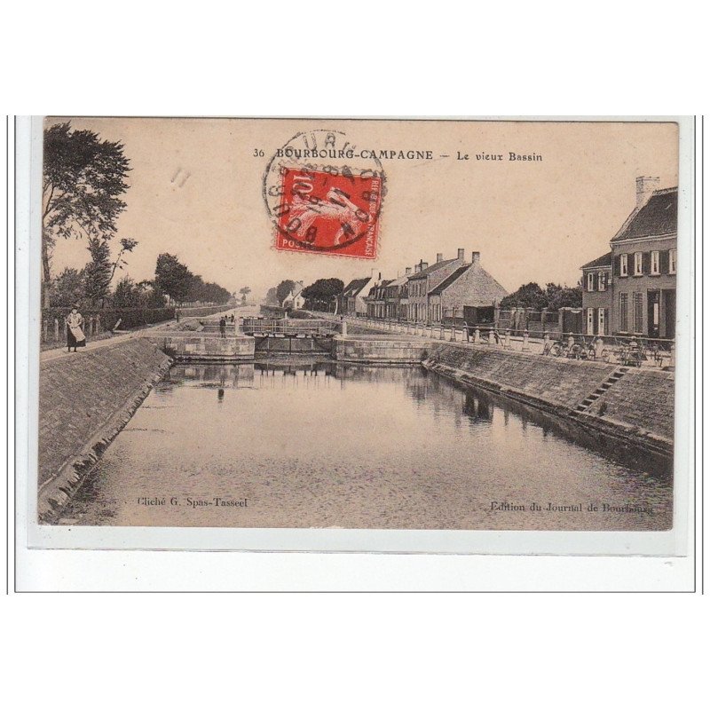 BOURBOURG-CAMPAGNE - Le vieux Bassin - très bon état