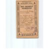 Carte individuelle d'alimentation - très bon état