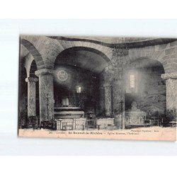 SAINT BONNET LA RIVIERE : Eglise Romane, l'intérieur - très bon état