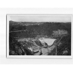 Le barrage de Marèges, Vue d'ensemble prise de l'Aval - très bon état