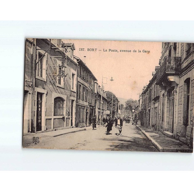 BORT : La poste, Avenue de la Gare - état
