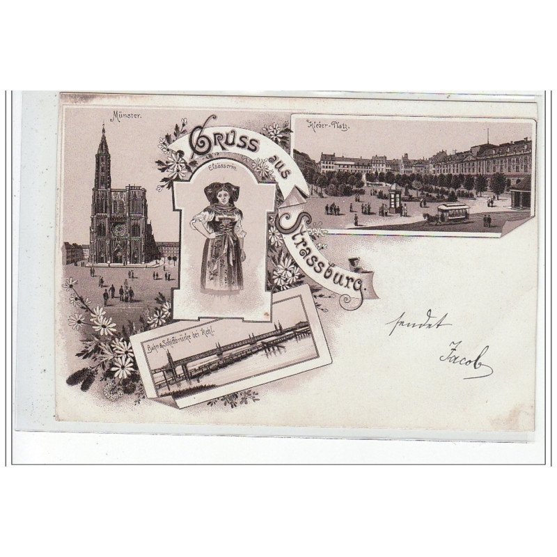 Gruss aus STRASSBURG - très bon état Gruss aus STRASSBURG - très bon état