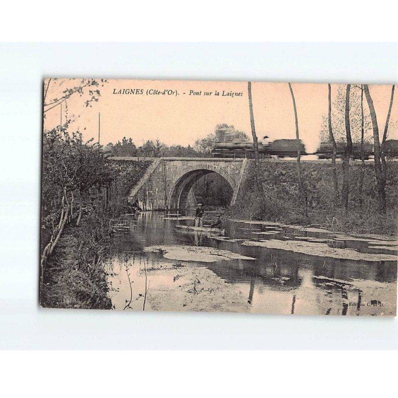 LAIGNES : Pont sur la Laignes - état LAIGNES : Pont sur la Laignes - état