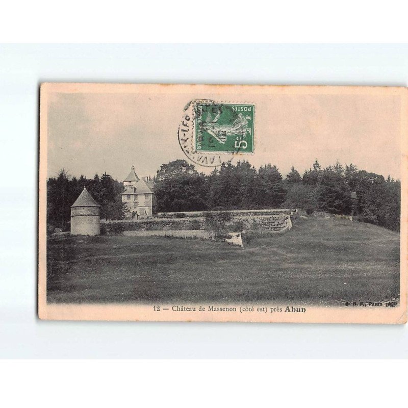 Château de Massenon, près Ahun - état
