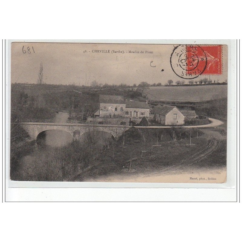 CHEVILLE - Moulin de Pivot - très bon état