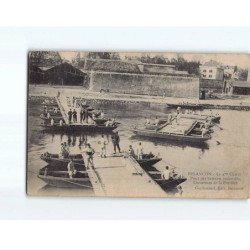 BESANCON : Le 4eme Génie, pont par bateau Successifs, ouverture de la Portière - état