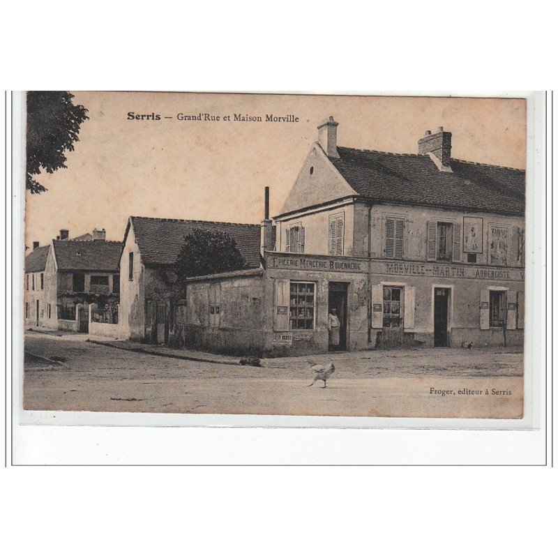 SERRIS - Grand'Rue et Maison Morville - état (traces)