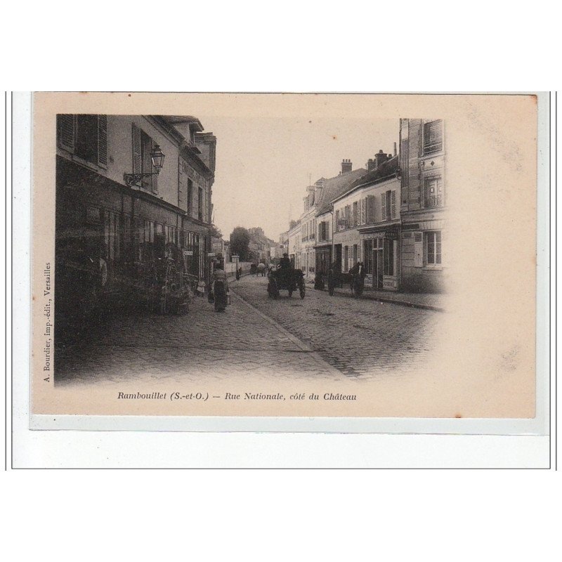 RAMBOUILLET - Rue Nationale, côté du Château - très bon état