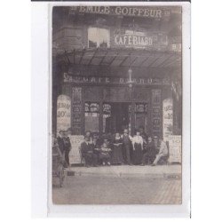 PARIS: à localiser émile coiffeur, café biard - très bon état