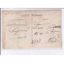 PARIS: à localiser, café, L. Foucher, restaurant - très bon état