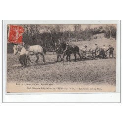 Ecole Nationale d'Agriculture de GRIGNON - Les travaux dans la plaine - état