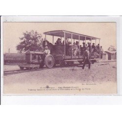 CAP-FERRET: tramway faisant le service entre le débarcadère et la pointe de l'océan - très bon état