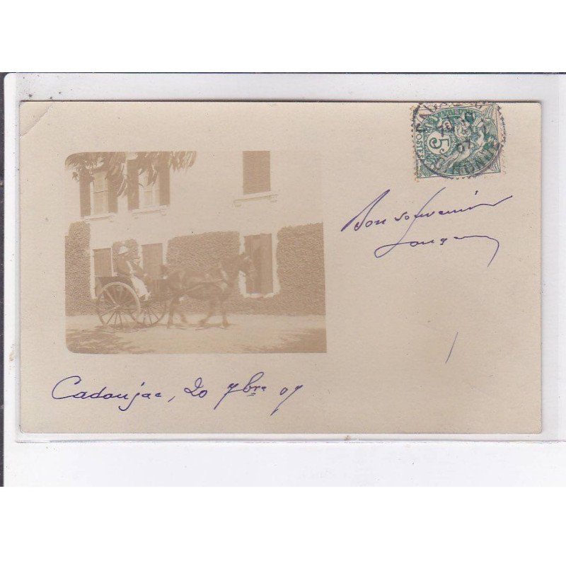 CADAUJAC: attelage - état