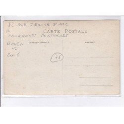 ROUEN: 82 rue jeanne d'arc, couronnes, a l'églantine - très bon état