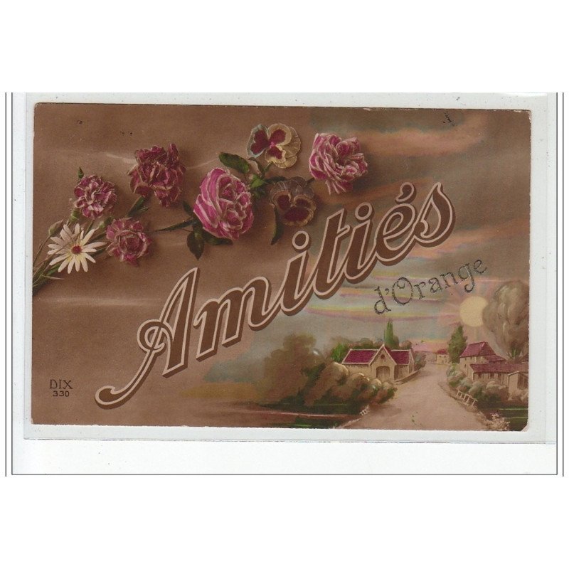 Amitiés d'ORANGE - très bon état