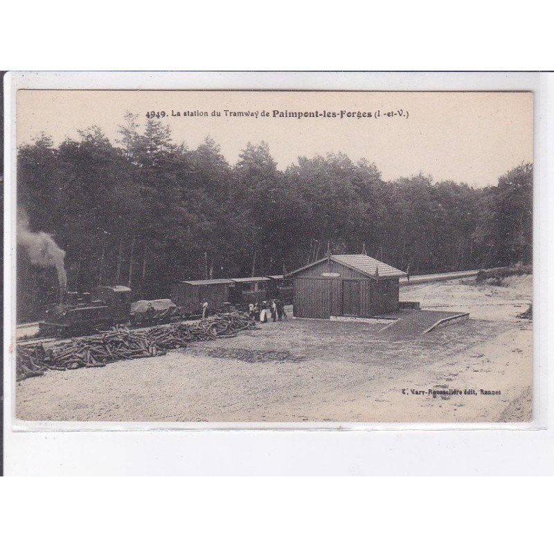 PAIMPONT-les-FORGES: la station du tramway - très bon état