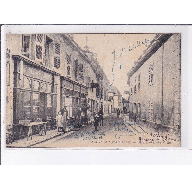 SAINT-GENIX-sur-GUIERS: rue hôtel-de-ville - très bon état