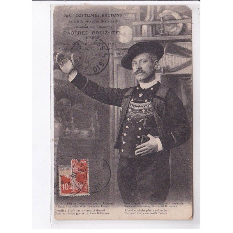FINISTERE: Paotred Breiz-Izel, autographe - état