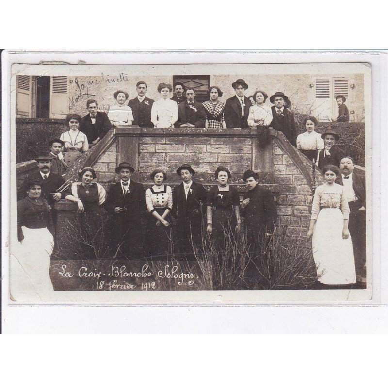 SOLOGNY: la croix-blanche 18 février 1912 - état