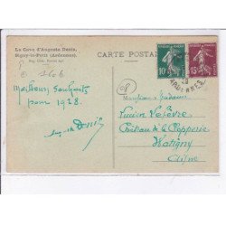 SIGNY-le-PETIT: la cave d'auguste denis (Ed-Brandt - marchand de vins) - très bon état