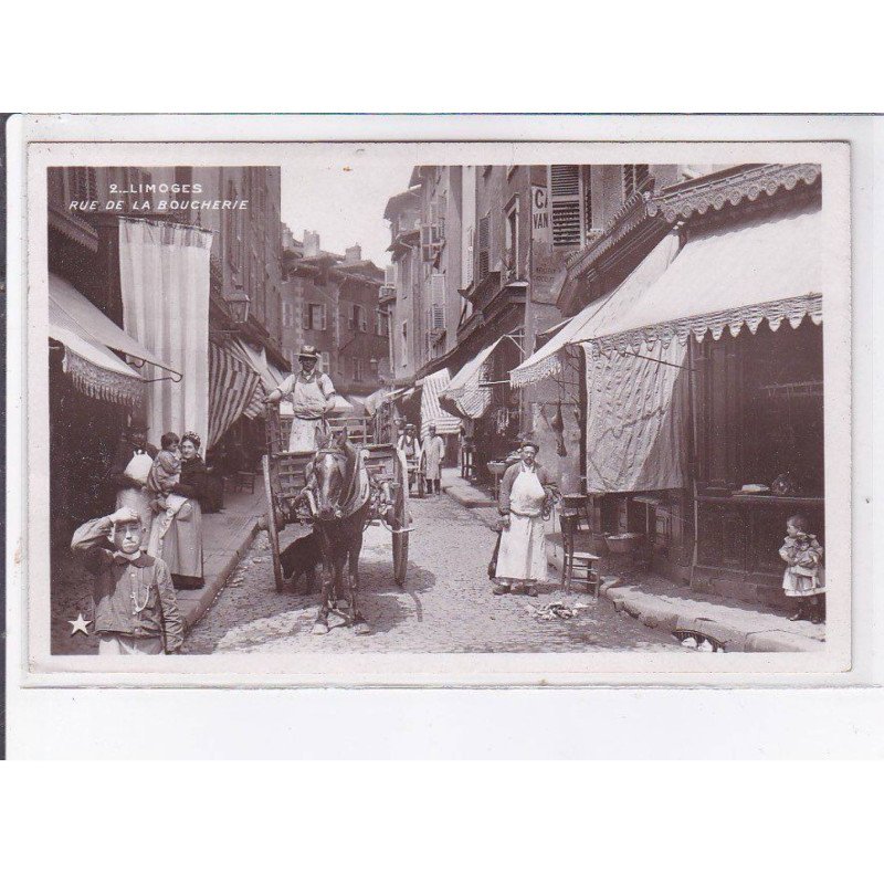 LIMOGES: rue de la boucherie - très bon état