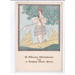 MELA KOEHLER: ART DECO: a merry christmas and a happy new year - très bon état