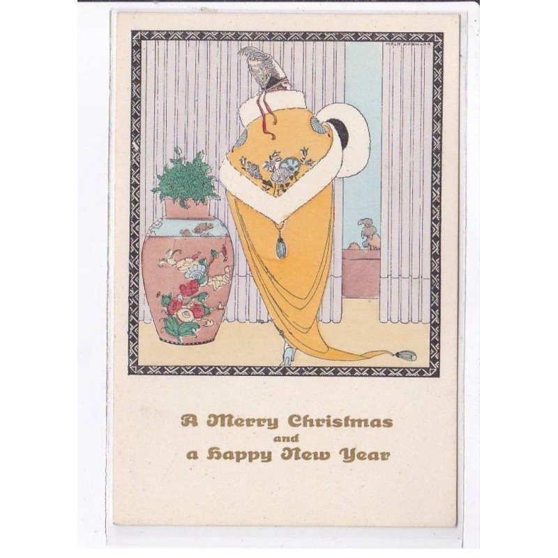 MELA KOEHLER: ART DECO: a merry christmas and a happy new year - très bon état