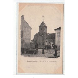 BAILLET - L'église et l'abreuvoir - très bon état