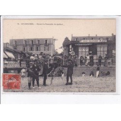 LUC-sur-MER: devant la passerelle du quilhot, photographe en action - très bon état