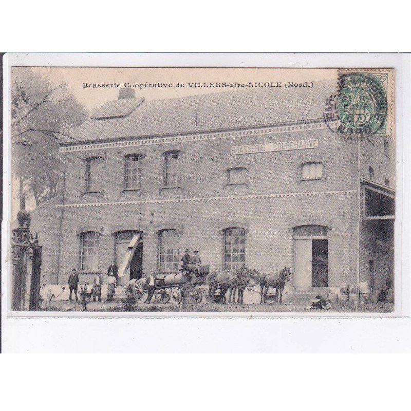 VILLERS-sire-NICOLE: brasserie coopérative - très bon état