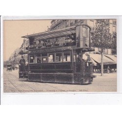 PARIS: les transports à paris, tramways à vapeur réchauffée - très bon état
