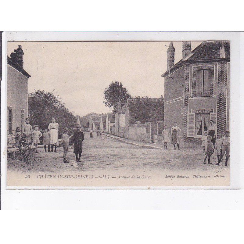 CHATENAY-sur-SEINE: avenue de la gare - très bon état