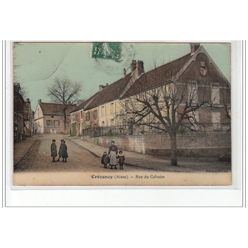 CREZANCY - Rue du Calvaire - état