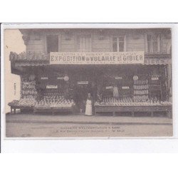 PARIS: 75017, exposition de volaille et gibier, magasin d'alimentation H. Bardou - très bon état