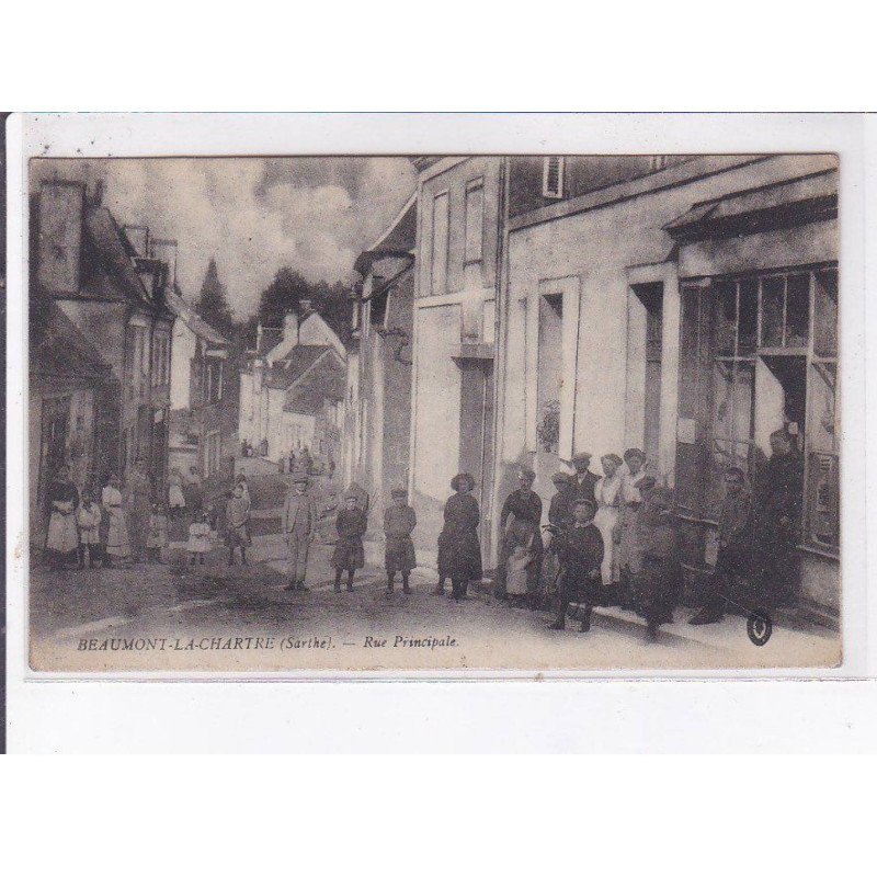 BEAUMONT-la-CHARTRE: rue principale - très bon état
