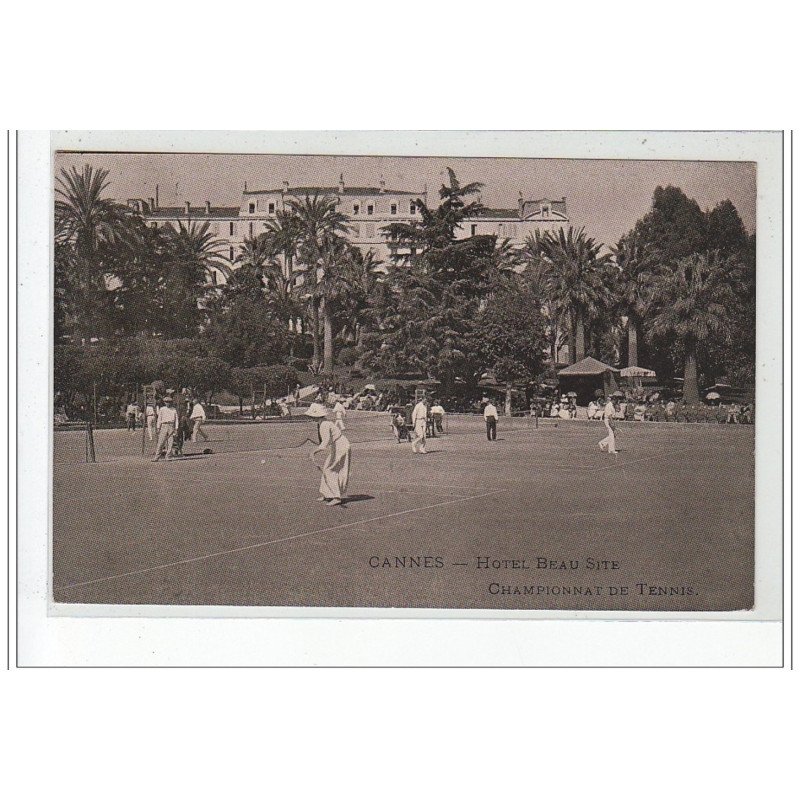 CANNES - Hôtel Beau Site - Championnat de Tennis - très bon état