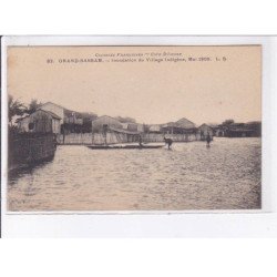 CÔTE D'IVOIRE: GRAND-BASSAM: inondation du village indigène mai 1905 - très bon état