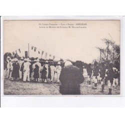 CÔTE D'IVOIRE: ABIDJEAN: arrivée du ministre des colonies Milliès-Lacroix - très bon état